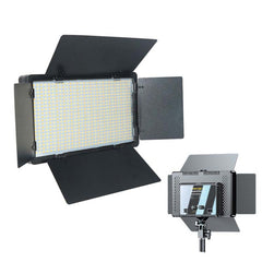 E900 55W 3000K-6500K Flat Panel Lights Live Broadcast Fill Light, Regular Models, Knob Model, Knob Battery Model