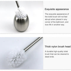Bathroom Cleaning Brush Creative Stainless Steel Toilet Brush, Stainless Steel Toilet Brush