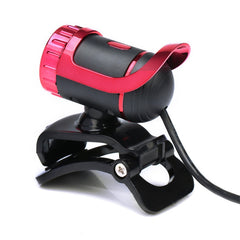 HXSJ A859 480P Computer Network Course Camera Video USB Camera Built-in Sound-absorbing Microphone, Red, Black, No Camera Function Black, No Camera Function Red