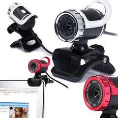 HXSJ A859 480P Computer Network Course Camera Video USB Camera Built-in Sound-absorbing Microphone, Red, Black, No Camera Function Black, No Camera Function Red