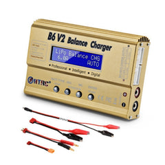 HTRC B6 V2 Model Airplane Charger Smart Balance Charger,, US Plug, EU Plug, UK Plug, AU Plug