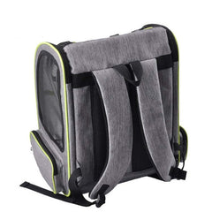 Full Net Breathable Pet Backpack For Easy Going Out Pet Backpack, Green, Black, Orange, Gray