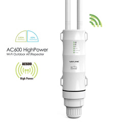 WAVLINK AC600 AP 2.4G/5G Dual Frequency Outdoor High Power Repeater, EU Plug, US Plug, UK Plug