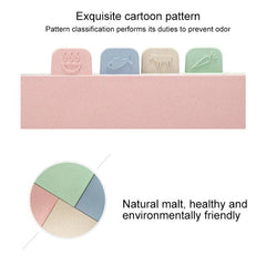 Wheat Straw Classification Cutting Board Set Multi-purpose Non-slip Cutting Board, Wheat Straw