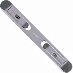 Oatsbasf Portable Storage Foldable Notebook Computer Bracket Heightening Fan Heater, Silver, Gray
