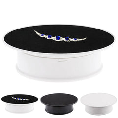 20cm 360 Degree Electric Rotating Turntable Display Stand for Photography Max Load 1.5kg video shooting props Turntable, 20cm/Powered by Battery(W+B), 20cm/Powered by Battery(B), 20cm/Powered by Battery(W)