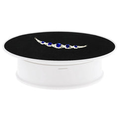 30cm 360 Degree Electric Rotating Turntable Display Stand Video Shooting Props Turntable for Photography, Load 4kg, US Plug(White + Black), 30cm (W+B), 30cm (B)