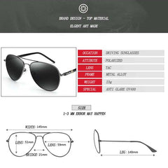 Men Oversized Aviation Metal Frame Spring Temple Polarized Sunglasses Male Pilot Male Driving Sun Glasses, Black Frame, Gun Grey Frame, Coffee Frame, Silver Frame