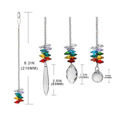 Crystal Pendant DIY Pendant Home Decoration Wedding Decoration Bead Curtain Car Decoration, 20# Lighting Ball Pendant, Multi-faced Bead Pendant, Horse Eye Pendant