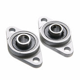 2pcs Diamond Bearing Housing Zinc Alloy Miniature Housing Bearing 3D Printer Accessories Universal, KFL08 (inner diameter 8), KFL000 (inner diameter 10), KFL001 (inner diameter 12)