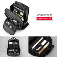 Anti-theft Nylon Laptop Backpacks School Fashion Travel Male Casual Schoolbag 15.6 inch, 1, 2