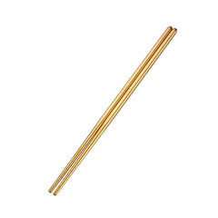 1 Pair Stainless Steel Tableware Colorful Reusable Metal Chopsticks Dishware, Length:23cm