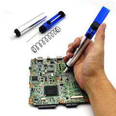 60W Adjustable Temperature Electric Soldering Iron Kit + 5 PCS Tips Portable Welding Repair Tool Tweezers Hobby knife, EU Plug, US Plug