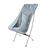 Outdoor Portable Folding Chair Ultralight Aluminum Alloy Moon Camping Beach Chair, Rice Gray Surface-Red Background, Black Surface-Red Background, Black Surface-Blue Background