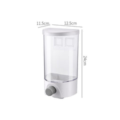 Wall-Mounted Miscellaneous Grain Storage Box Kitchen Large-Capacity Push-Type Sealed Tank, Medium, Large