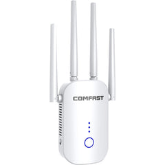 COMFAST CF-WR758AC Dual Frequency 1200Mbps Wireless Repeater 5.8G WIFI Signal Amplifier, CN Plug, TBD05451904, TBD05451904EU, TBD05451904UK