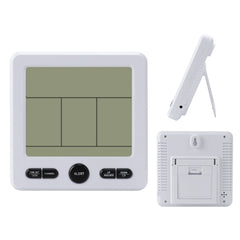 Three Dragged Multi-Function Wireless Thermometer And Hygrometer Indoor And Outdoor High-Precision Thermometer With Color Alarm, Wireless Thermometer