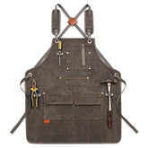 Canvas Apron Barber Roasting Cafe Gardening Woodworking Men And Women Work Clothes, Adult Models, For Children 47cm, For Children 57cm
