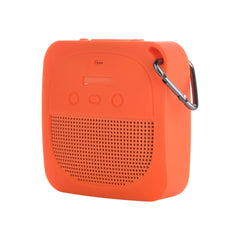 Anti-Drop Silicone Audio Storage Protective Cover For Bose Soundlink Micro, Silicone case Orange, Silicone case Dark Gray