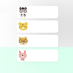 Thermal Label Paper Cosmetic Sticker Bottled Name Sticker For NIIMBOT D11 Printer, Transparent Sticker, Love, Cute Paradise, Birds and Flowers