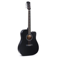 Folk Acoustic Guitar Beginner Training And Teaching Stringed Instruments, 41 Inch (Black), 41 Inch (Sunset Yellow)