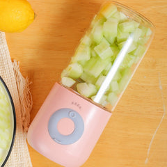 Mini Portable Usb Juice Machine Multi-Function Electric Charging Household Juicer, White, Green, Pink