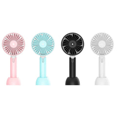 Desktop Portable Handheld Mini Silent Fan, X1 White, X1 Pink, X1 Blue, X1 Black, X2 Pink