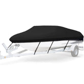 210D Waterproof Boat Cover Speedboat Towed Fishing V-Shaped Boat Cover Rain And Sun Protection Cover, 17-19FT 600x310cm