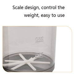 Convenient Hand-Held Flour Sieve Icing Sugar Sieve Baking Tool, Translucent Brown