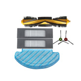 Vacuum Cleaner Sweeping Robot Accessories Suitable For Ecovacs Deebot T8 AIVI/T8 MAX,Accessories, Suit, 3 PCS Rag, 4 PCS Side Brush, 4 PCS Filter, Main Brush