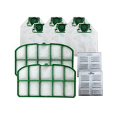 Vacuum Cleaner Accessories Suitable For Vorwerk VK200, Specification:, Suit, 3 PCS Dust Bag, 3 PCS Filter, 5 PCS Scented Tea
