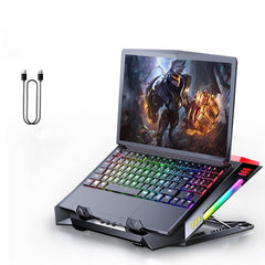 MC X500 Laptop Radiator Heightening Bracket Cooling Base, Black Red Standard Version, Sea Blue Standard Version