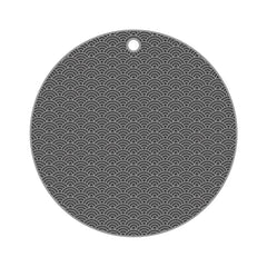 Geometry Kitchen Silicone Pot Holder Heat Insulation Pad Round(Black), Square(Gray), Round(Gray), Square(Black), Round(Black)