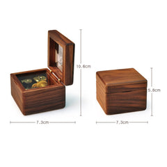 Frame Style Music Box Wooden Music Box Novelty Valentine Day Gift,Style:, Walnut Gold-Plated Movement, Maple Gold-Plated Movement, Rosewood Gold-Plated Movement, Maple Red-Bronze Movement, Walnut Red-Bronze Movement, Rosewood Red-Bronze Movement