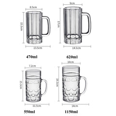 Acrylic Beer Glass KTV Bar Beer Glass, 2 PCS 470ml No. 1 Cup, 620ml No. 2 Cup, 550ml No. 3 Cup, 1150ml No. 4 Cup, 370ml No. 5 Cup, 550ml No. 6 Cup, 450ml No. 7 Cup, 500ml No. 8 Cup, 3 PCS 320ml No. 9 Cup, 420ml No. 10 Cup, 520ml No. 11 ...