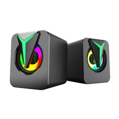 FT-25-1 RGB Colorful Lighting Desktop Computer Speaker