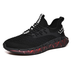 Men Lightweight Breathable Mesh Sneakers Flying Woven Casual Running Shoes, 42, 43, 44, 45