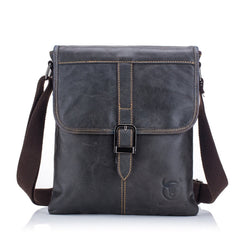 BUFF CAPTAIN 034 Men Leather Shoulder Bag Sports Outdoor First-Layer Cowhide Bag