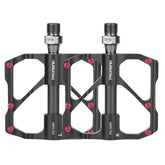 1 Pair PROMEND Bicycle Road Bike Mountain Bike 3 Palin Carbon Fiber Bearing Pedal, PD-M86C, PD-R87C