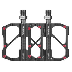 1 Pair PROMEND Bicycle Road Bike Mountain Bike 3 Palin Carbon Fiber Bearing Pedal, PD-M86C, PD-R87C
