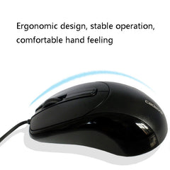 2 PCS Cadeva 006 3 Keys Wired Mouse Household Computer Mouse, USB Interface, PS/2 Interface