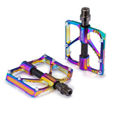 1 Pair PROMEND Three Peilin Bearing Aluminum Alloy CNC Bicycle Colorful Pedal, PD-M86CY, PD-R87CY