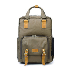 272 Wearable Shoulder Camera Bag Waterproof SLR Digital Camera Bag, Khaki, Green