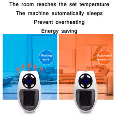 Household Multifunctional Intelligent Temperature Control Small Heater, Specification:, US Plug
