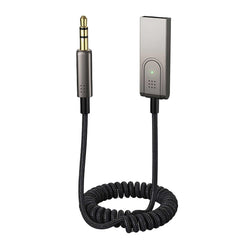 BY301 AUX Car Bluetooth 5.0 Receiver Mobile Call Bluetooth Adapter, BY301