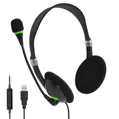 USB440 Universal USB Computer Cable Head Wearable Electricity Music Voice Headphones