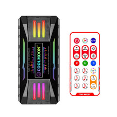 COOLMOON CM-MPAC PWM 5V ARGB Cooling Fan Remote Control For PC Case Chassis, Style:, 4 in 1 (White), 4 in 1 (Black), 3 in 1 Controller (White), 3 in 1 Controller (Black)