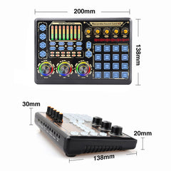 Live Microphone Equipment Sound Card, GAX-X8