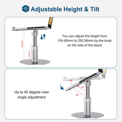 Z30 360 Rotating Lifting Aluminum Alloy Laptop Bracket
