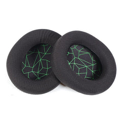 2pcs Sponge Headset Pad for Steelseries Arctis Pro / Arctis 3 / 5 / 7(Black Grey Leather), TBD0601869701B, TBD0601869701C, TBD0601869701D, TBD0601869701E, TBD0601869701F, TBD0601869701G, TBD0601869701H, TBD0601869701J, TBD0601869701A